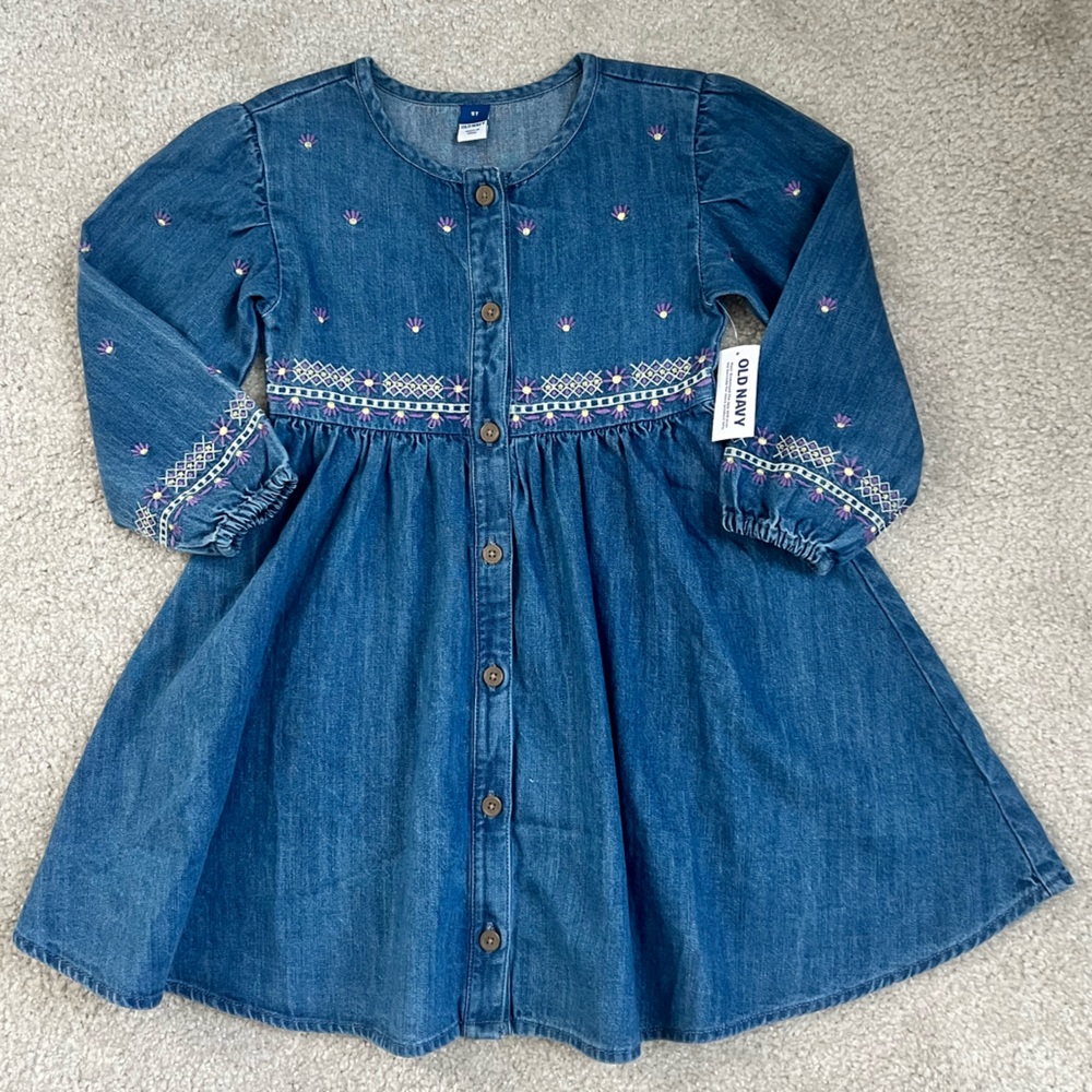 Old Navy Blue Denim Dress